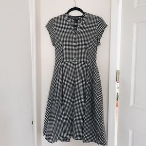j crew gingham dress